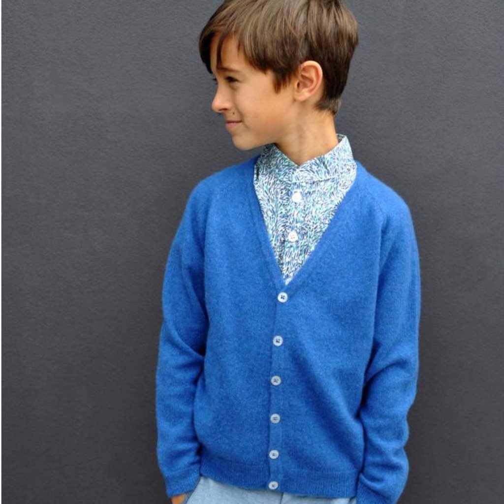 Cardigan Bleu George - Taille 12 - Occasion Très Bon état - Modèle Nagu