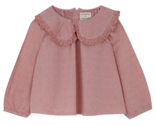 Pink Antique Native Blouse, Yellow Pelota - BubbleChops LLC