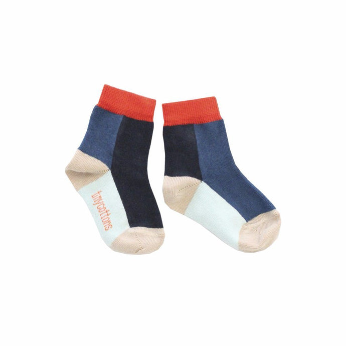Colour Block Socks, Tinycottons - BubbleChops LLC