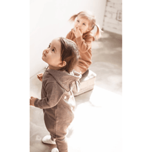Bambi Jumpsuit in Grey, Lala - BubbleChops LLC