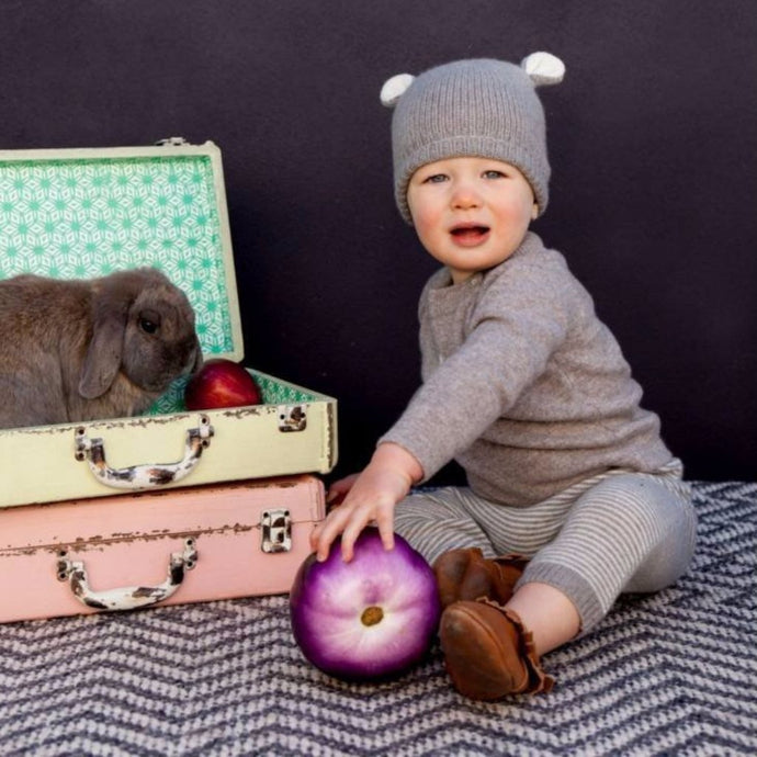 Cashmere Bear Hat, Olivier Baby & Kids - BubbleChops LLC