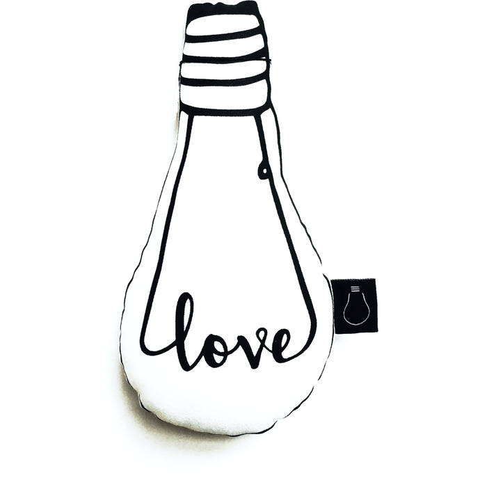 Love Bulb Cushion, Bulb London - BubbleChops LLC