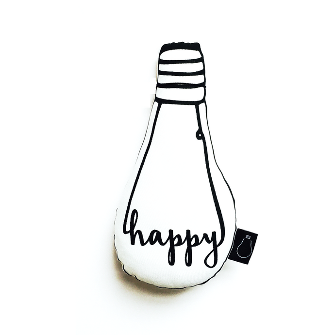 Happy Bulb Cushion, Bulb London - BubbleChops LLC