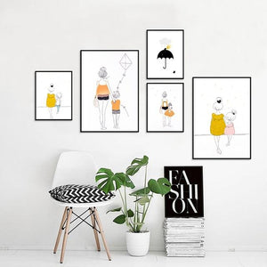 "My Lovely Things" Illustrated Art Prints (Choice of 4 Designs), Friend of BubbleChops - BubbleChops LLC