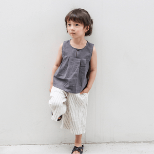 Sleeveless Cotton Top, Suga - BubbleChops LLC