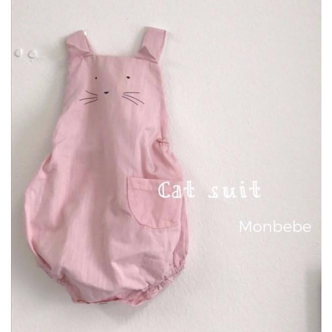 Kitty Romper (Pink), Monbebe - BubbleChops LLC