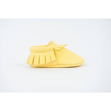 Yellow Traditional Handmade Moccasins, Amy & Ivor - BubbleChops LLC