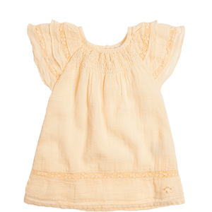 Cotton Embroidered Dress, Tocoto Vintage - BubbleChops LLC
