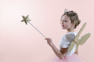 Sparkle Sequin Star Wand - Gold, Mimi and Lula - BubbleChops LLC
