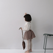 Natural Button Skirt, Guno - BubbleChops LLC