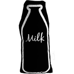 Black Milk Bottle Rattle, The Milk Collective - BubbleChops LLC