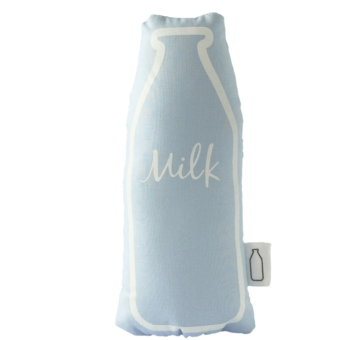 Blue Milk Bottle Rattle, The Milk Collective - BubbleChops LLC