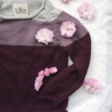 Handknitted Alpaca Wool Sweater (Plum), Elks of Ireland - BubbleChops LLC