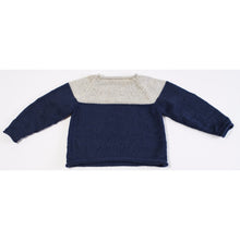 Handknitted Alpaca Wool Unisex Sweater (Navy), Elks of Ireland - BubbleChops LLC