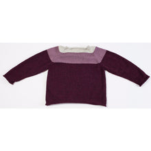Handknitted Alpaca Wool Sweater (Plum), Elks of Ireland - BubbleChops LLC