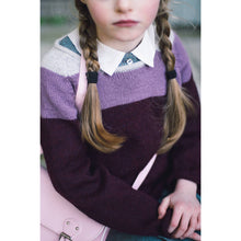 Handknitted Alpaca Wool Sweater (Plum), Elks of Ireland - BubbleChops LLC