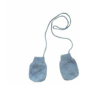 Light Blue Mittens (Cashmere & Wool), Plumeti Rain - BubbleChops LLC